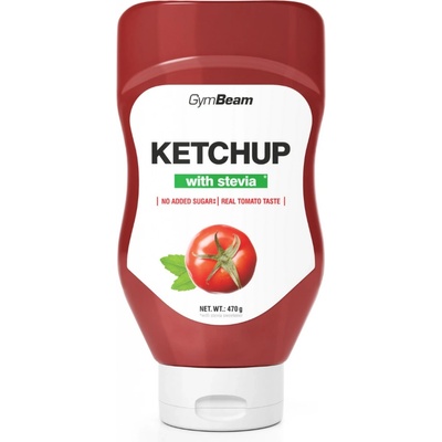 GymBeam Kečup slazený stévií chilli 470 g