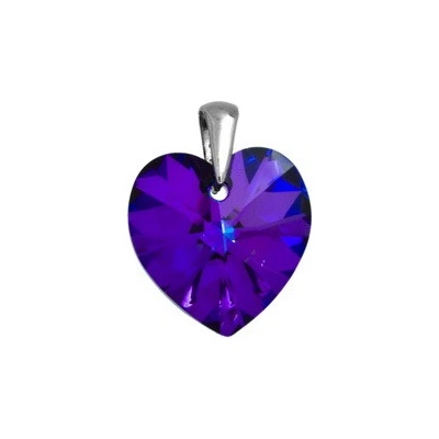 iŠperky Strieborný prívesok srdiečko Swarovski ID 107018