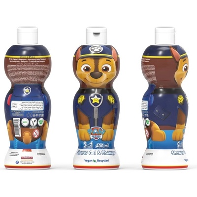 Nickelodeon Paw Patrol Shower Gel & Shampoo sprchový gél a šampón 2 v 1 pre deti Skye 400 ml