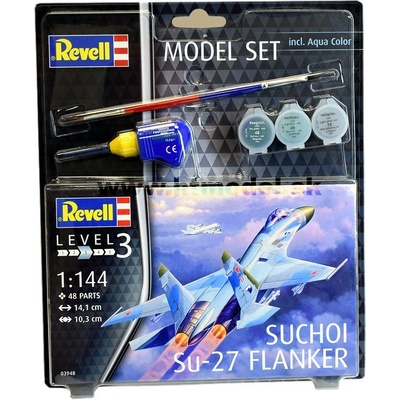 Revell Suchoj Su-27 Flanker ModelSet letadlo 63948 1:144
