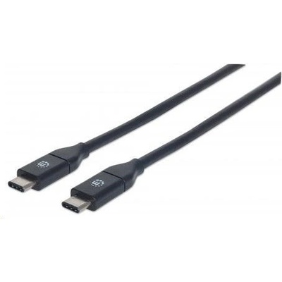 Manhattan 353526 USB 3.1 Gen2, Type-C Male / Type-C Male, 1m, černý