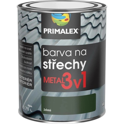 Primalex Metal 3v1 0,75L zelená