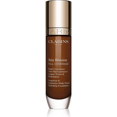 Clarins Skin Illusion Hydrating Foundation високо покривен фон дьо тен цвят 119.5C 30ml
