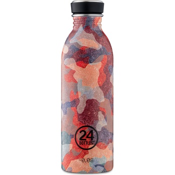 24Bottles Бутилка за вода Urban Bottle Floral Camo Coral 500 мл (1653)