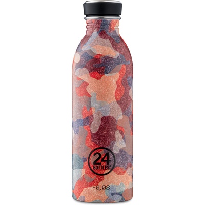 24Bottles Бутилка за вода Urban Bottle Floral Camo Coral 500 мл (1653)