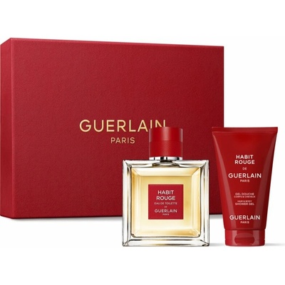 Guerlain Habit Rouge EDP 100 ml + Guerlain Habit Rouge sprchový gél 75 ml