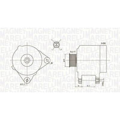 generátor MAGNETI MARELLI 063731907010