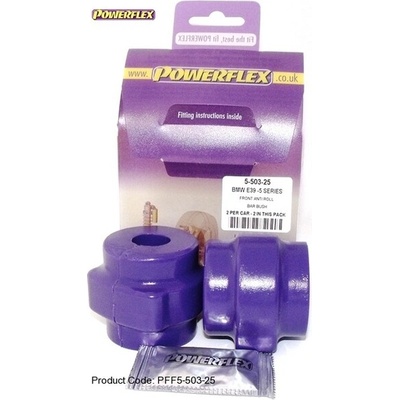 Powerflex Silentbloky BMW E38 (94-02) Front Anti Roll Bar Mounting Bush 25mm (3)