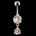 Piercing pupku 19-chm