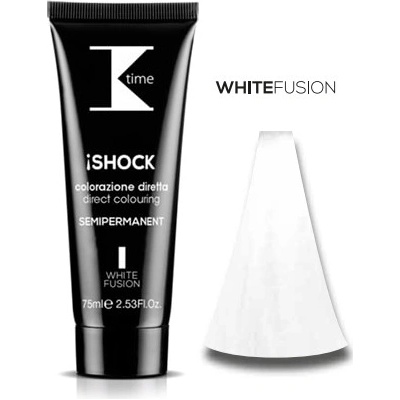 K-Time Shock semi-permanentní barva na vlasy White Fusion 75 ml