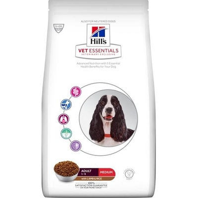 Hill’s Vet Essentials Adult Medium Food with Lamb & Rice 2 kg