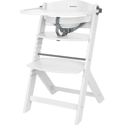 KikkaBoo Дървен стол за храненe Nordy White - Kikkaboo