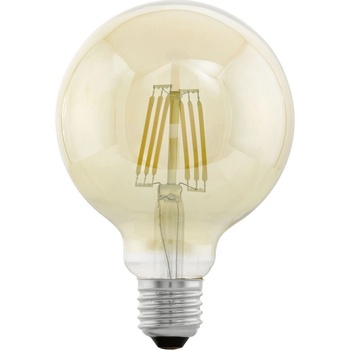 Eglo Retro filamentová LED žárovka , E27, G95, 4W, 350lm, 2200K, teplá bílá, jantarová