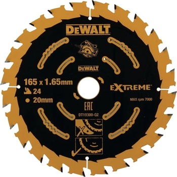DEWALT DT10300 pílový kotúč 165x20mm 24 zubov