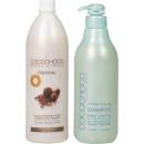Kosmetické sady Cocochoc Professional Brazilský Keratin 1000 ml + čistící šampon 1000 ml dárková sada