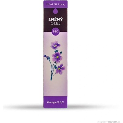 Health Link BIO lněný olej 0,25 l – Zbozi.Blesk.cz
