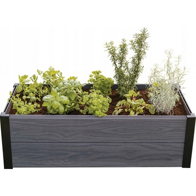 Keter Kvetináč 106 x 50 x 32 cm plast sivý
