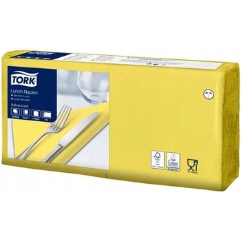 Tork servítky Advanced ohyb 1/4 žlté 33x33cm