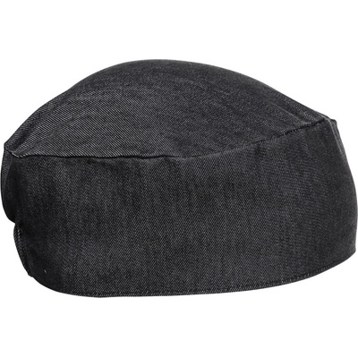 Premier Čepice PR 653, kuchařská COT390653m0999-black denim Černá denim