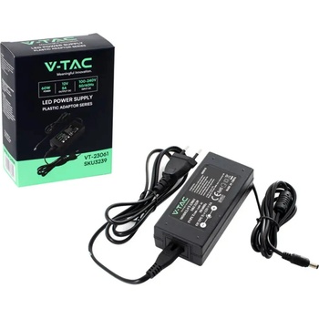 V-TAC Led ТРАНСФОРМАТОР 60w 5a 12v, ip44 v-tac (380015762805)