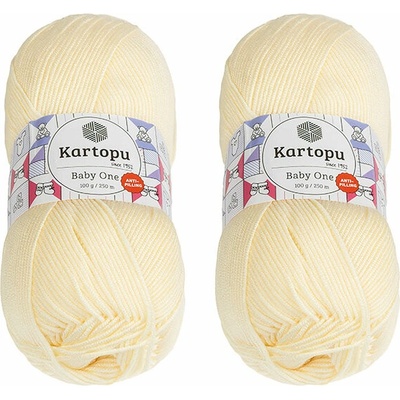 BELLATEX Baby One 100 g set 2 ks - 025 vanilková
