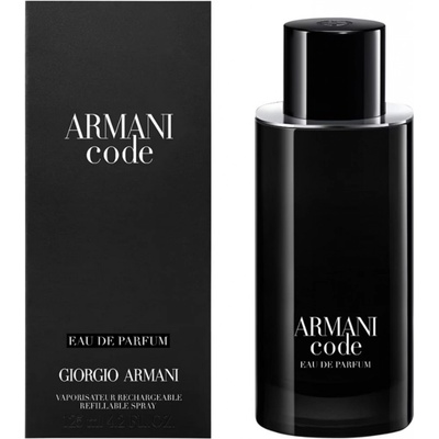Giorgio Armani Code parfumovaná voda pánska 125 ml plniteľný flakon
