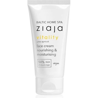 Ziaja Baltic Home Spa Vitality hydratační a vyživující krém na obličej 50 ml