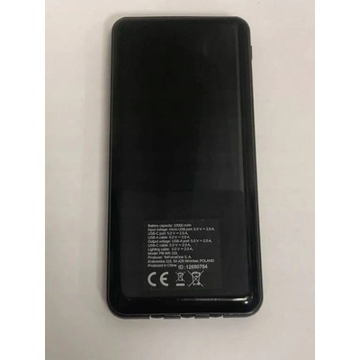 DELTACO Powerbank 10000mAh USB-C/2x USB бял (1902121)