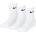 Nike Детски чорапи Nike Basic Crew 3Pk Sock Infants - White