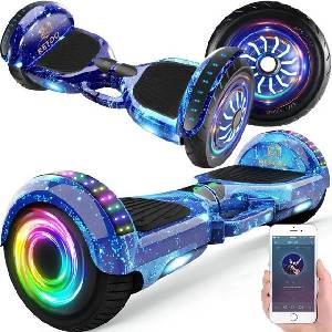 Retoo електрически ховърборд с LED светлина, син (RET-E031-1)