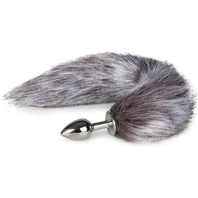 EasyToys Fox Tail Plug No. 5 Silver
