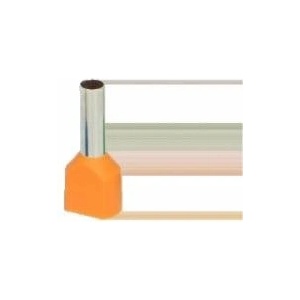 ORNO GROUP Double insulated sleeve, maximum section 4mm? , length of copper sleeve 12mm, 100 pieces