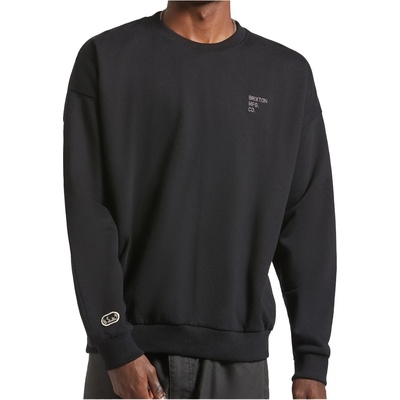 Brixton Мъжки пуловер Brixton Embroidered Heavy Weight Crew Jumper - Black - размер S (017-4111-0111)