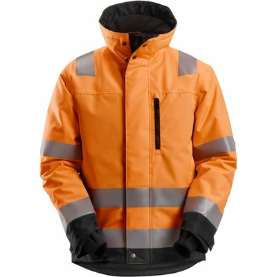 Snickers Workwear Bunda reflexná AW zimná 37.5 trieda 3 oranžová/čierna