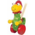 Orange Tree Toys Дървена буталка Orange Tree Toys - Dinosaurs, Весел динозавър (OTT02758)