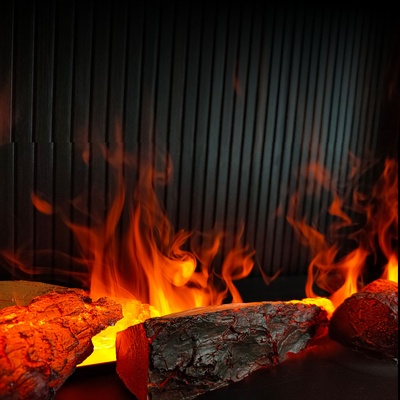 ElectricSun, Прозрачни декоративни дърва за електр ElectricSun, Прозрачни декоративни дърва за електрически камини, комплект от 10 броя