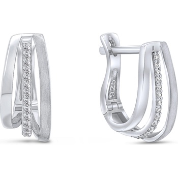 Brilio Silver náušnice EA58W