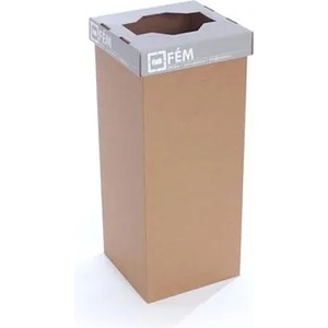 RECOBIN Кош за рециклирани отпадъци, 50 л, RECOBIN "Office", сив
