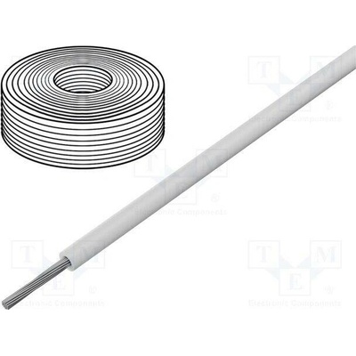 Helu 23805 Vodič SiF 1x4mm2 lanko Cu LSZH,silikon bílá 300V,500V 100m