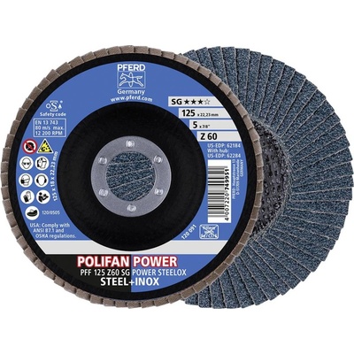 Pferd Vejárovitý brúsny kotúč 125 x 22.23 mm 67686125 10 ks