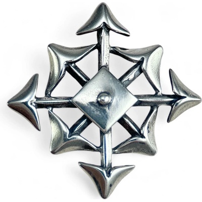 Drakkaria STAR OF CHAOs Hvězda Chaosu stříbrný přívěsek P3853