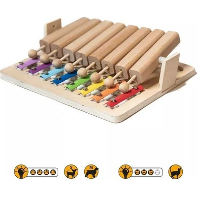 My intelligent pets Dřevěný hlavolam Piano obtížnost 1-4