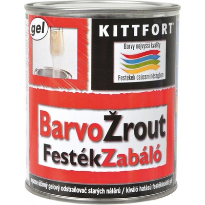 KITTFORT FarboŽrút Odstraňovač starých náterov gélový, 0,5 kg