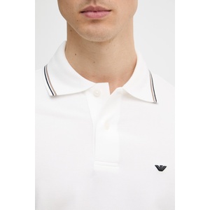 Giorgio Armani тениска мъжка от памук с еластан (EM004606.AF23090) - answear - 160,36 лв