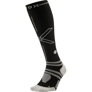 STOX Energy Socks Дамски чорапи за бягане STOX Energy Socks Women's Running Socks - Black / Light Grey - размер 38-40 (EU) (207-2122-0113)