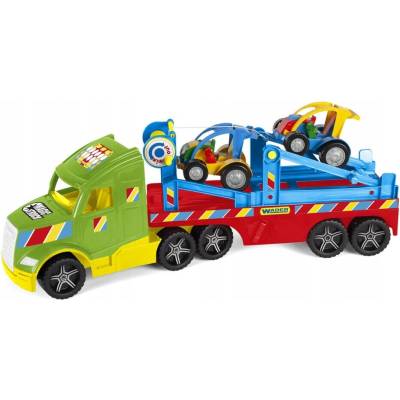 Magic Truck Basic vozidla buggy, nákladní auto s otočným návěsem Wader 36351
