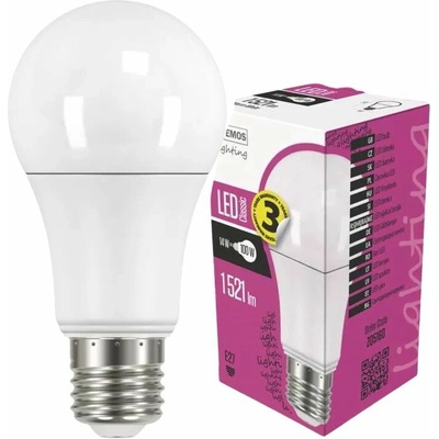 Emos LED žiarovka Classic A60 14W E27 teplá biela