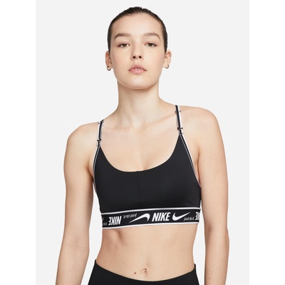 NIKE Спортен сутиен w df indy logo