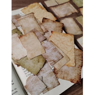 Sada 45 samolepek - Vintage Paper