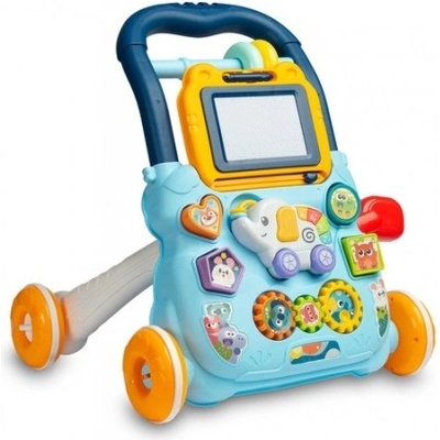 Toyz Dětské interaktivní chodítko stoleček s příslušenstvím Modré